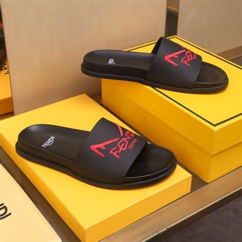 fendi heren slippers|fendi slippers for men.